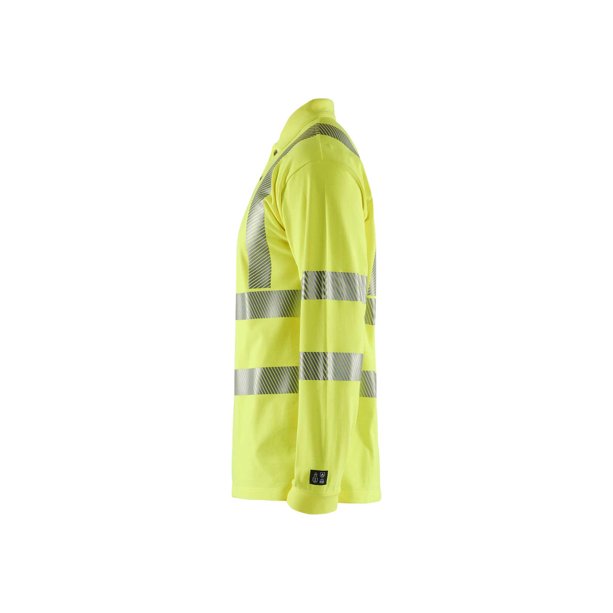 BLAKLADER 34391726 Multinorm long sleeved Polo Hi Vis Reflective Long Sleeve Work Polo MEN - Flame Retardant